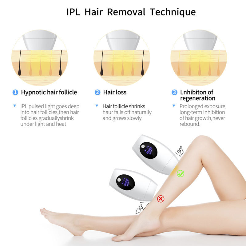 8 Gears Portable Painless 60W IPL Hair Removal