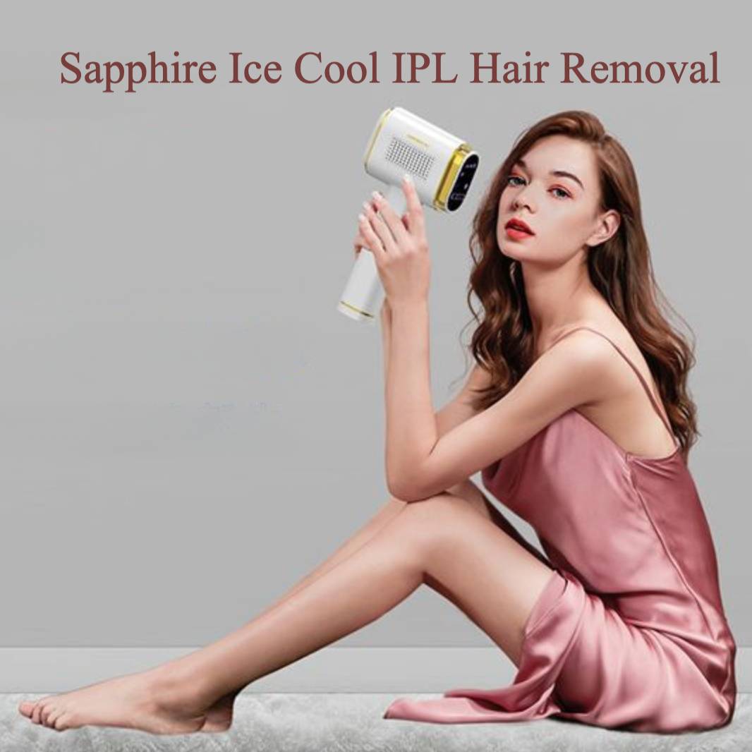 Hair Removal, Freezing Point Hair Removal Device, Painless IPL Intense Pulse Hair Removal Device, Laser Hair Removal Machine, Light Hair Removal, for Mother's Day Women Men Festivals Gift