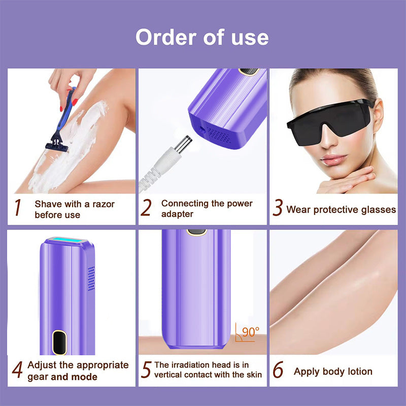 Hair Removal, Painless IPL Intense Pulse Hair Removal Device, Laser Hair Removal Machine