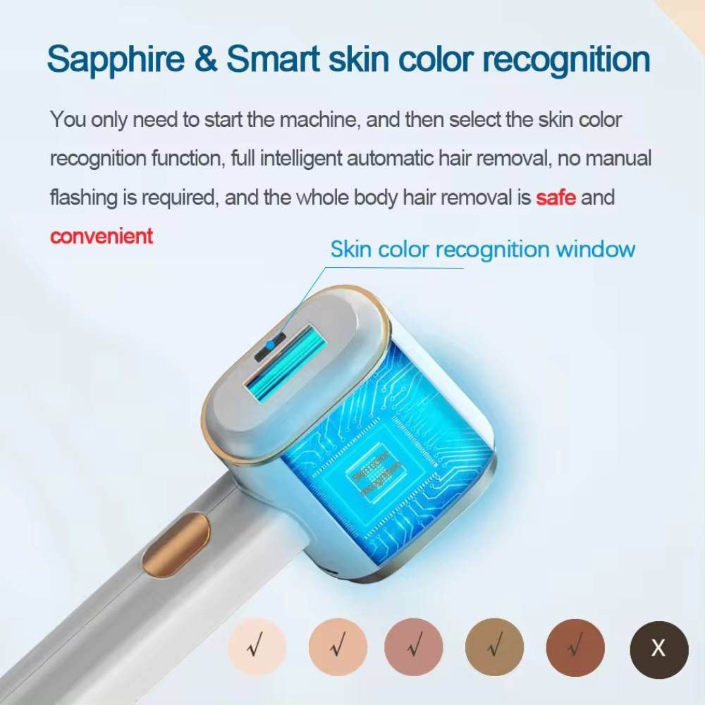 Hair Removal, Freezing Point Hair Removal Device, Painless IPL Intense Pulse Hair Removal Device, Laser Hair Removal Machine, Light Hair Removal, for Mother's Day Women Men Festivals Gift